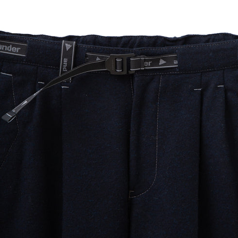 And Wander Wool Twill Tapered Pants Blue 57422823920 Degli Uberti